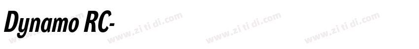 Dynamo RC字体转换